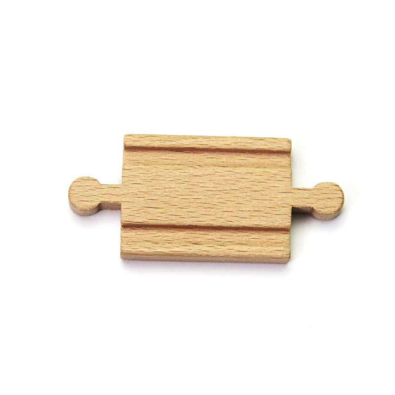 Wooden track train toy