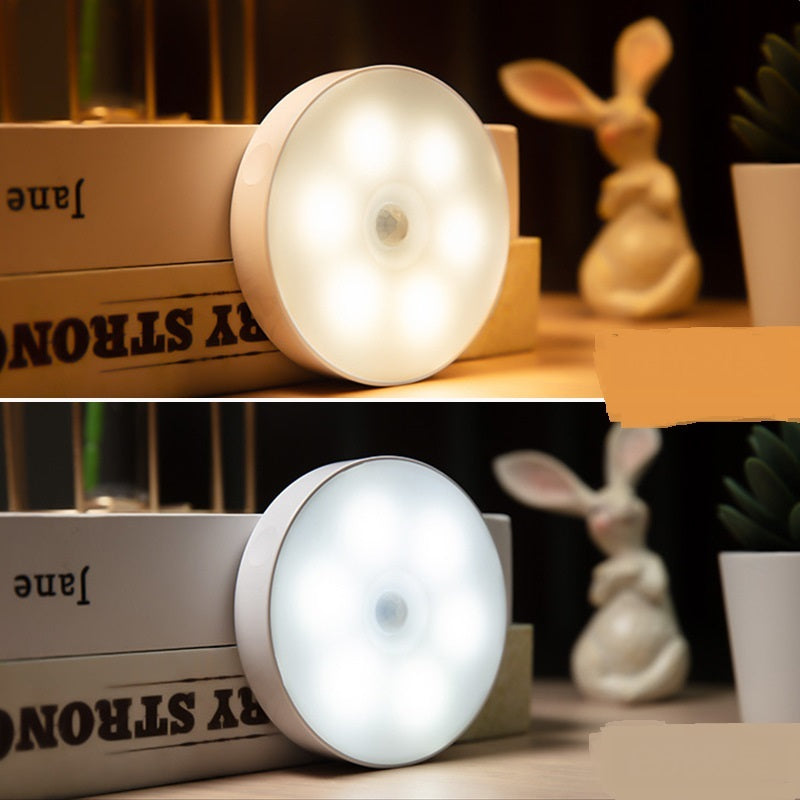 Runde kabellose LED-Nachtlampe (USB)