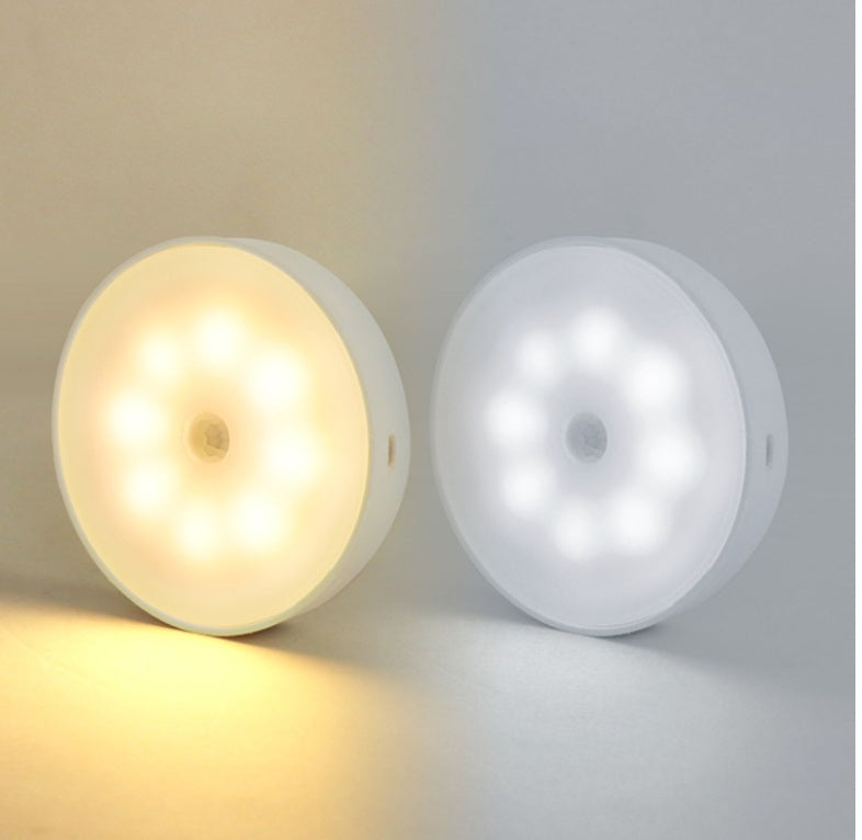 Runde kabellose LED-Nachtlampe (USB)