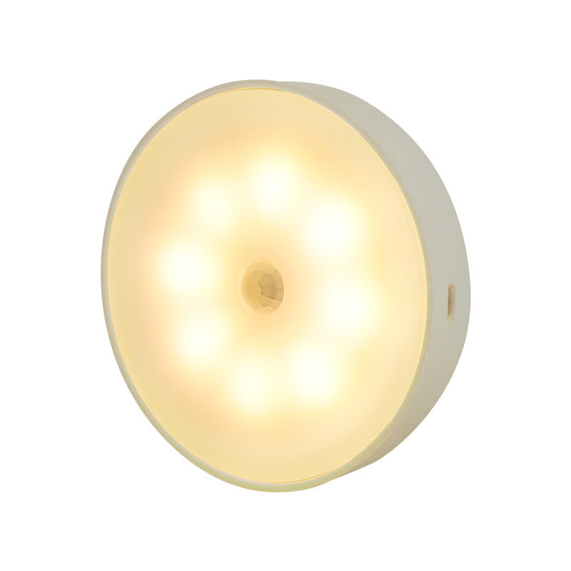 Runde kabellose LED-Nachtlampe (USB)