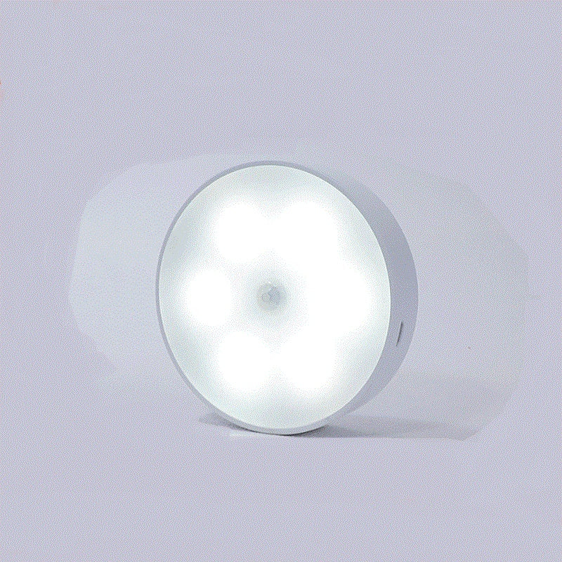 Runde kabellose LED-Nachtlampe (USB)