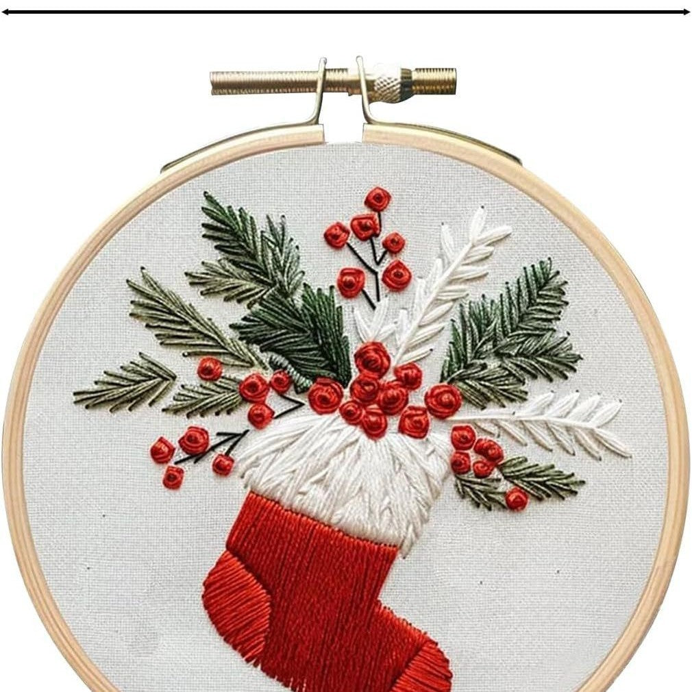 Stickset mit Weihnachtsmotiven