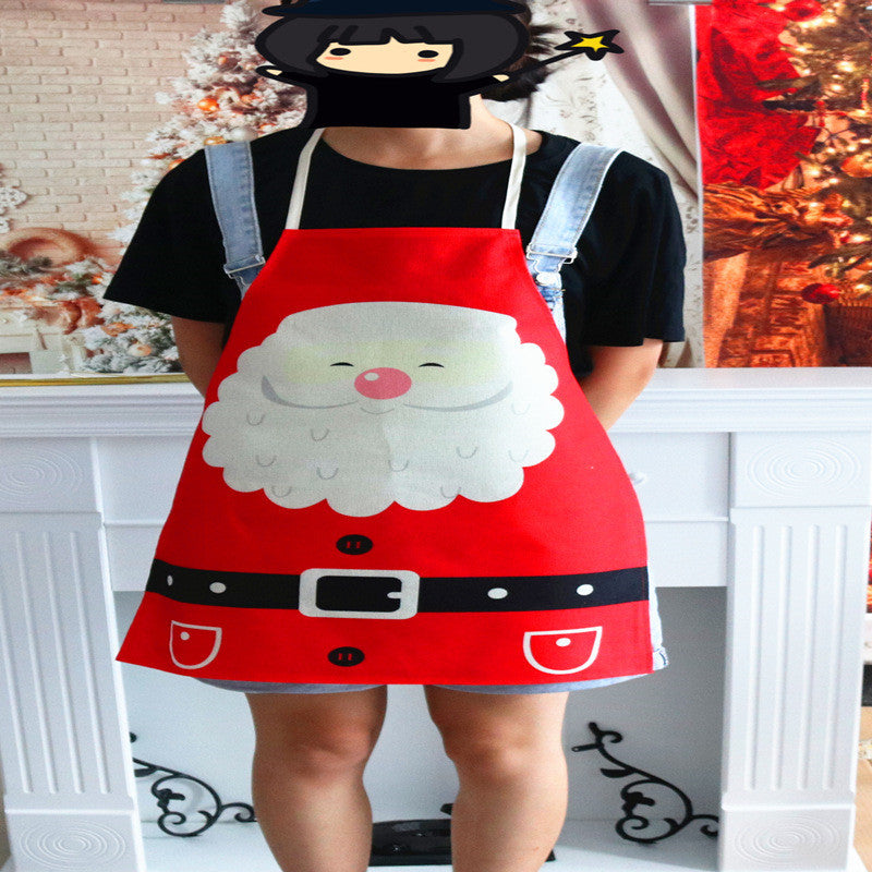 Küchenschürze mit Weihnachtsmotief