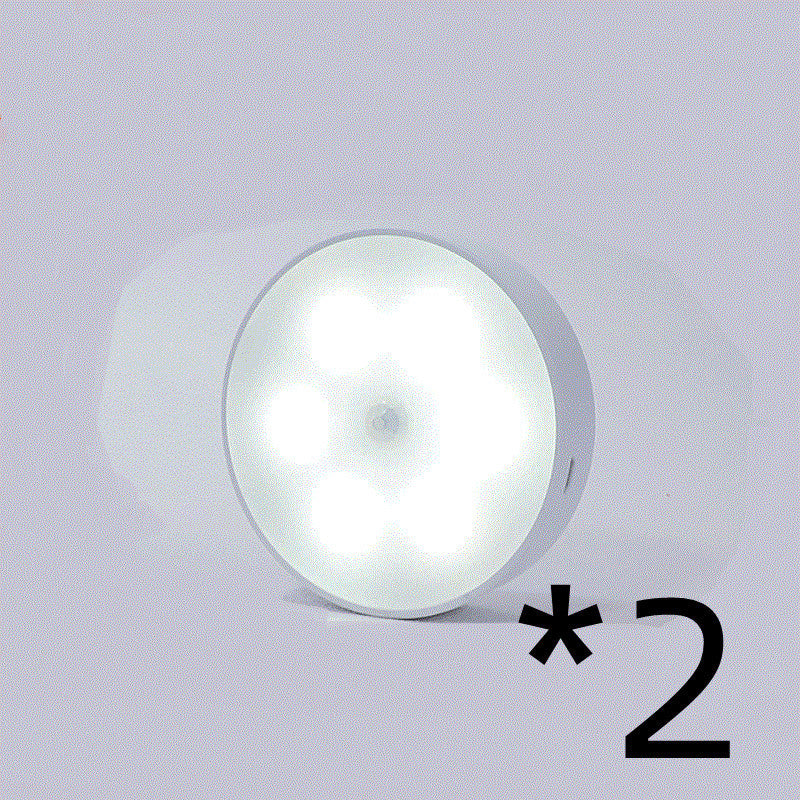 Runde kabellose LED-Nachtlampe (USB)