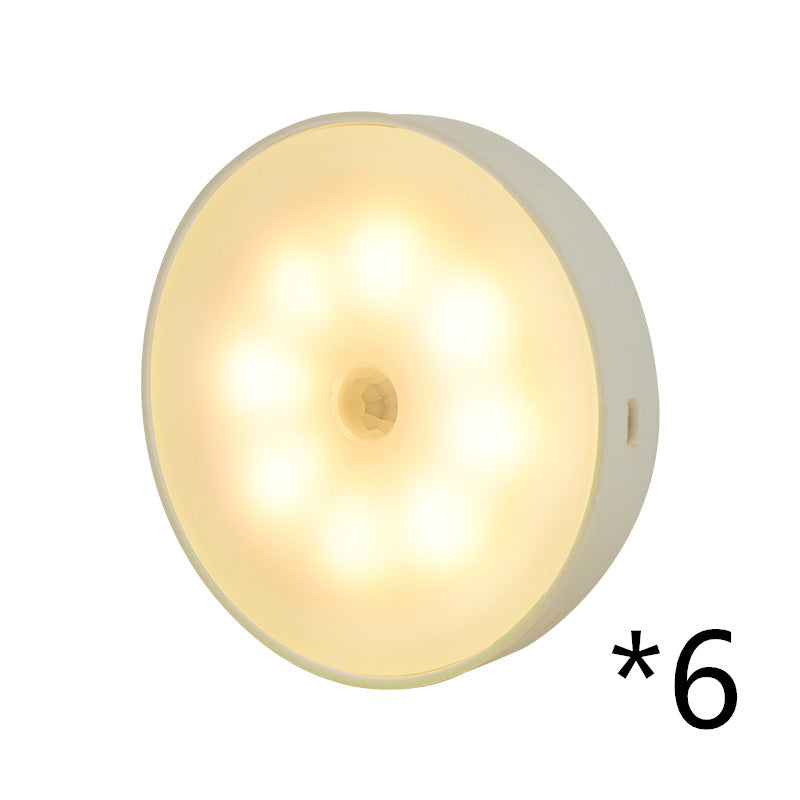 Runde kabellose LED-Nachtlampe (USB)