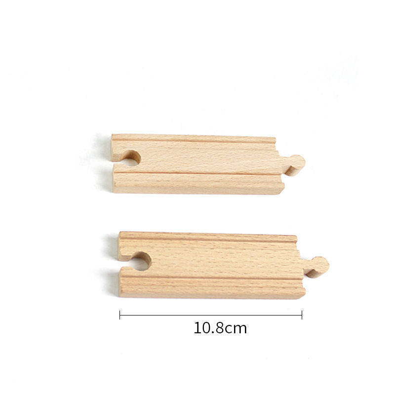 Small Train Building Blocks Assembling Children's Educational Toys Wood Accessories