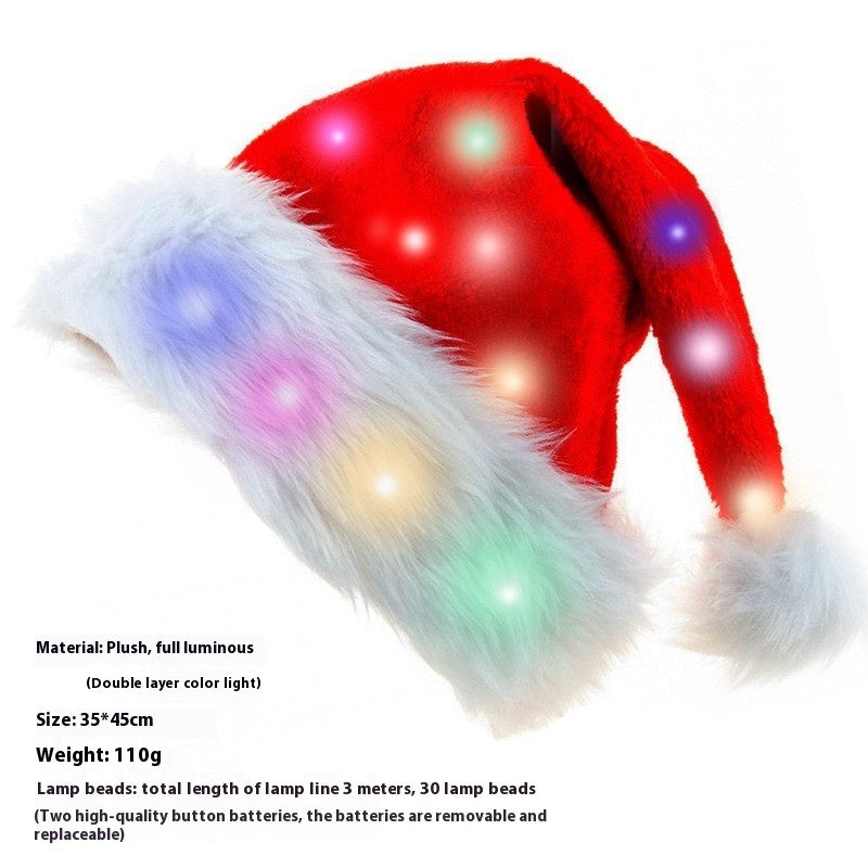 Plüschmütze Weihnachtsmann Weihnachtsfrau