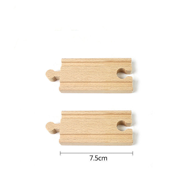 Small Train Building Blocks Assembling Children's Educational Toys Wood Accessories