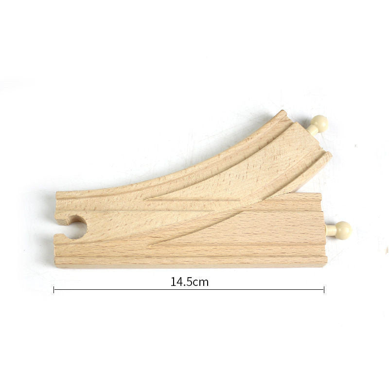 Small Train Building Blocks Assembling Children's Educational Toys Wood Accessories