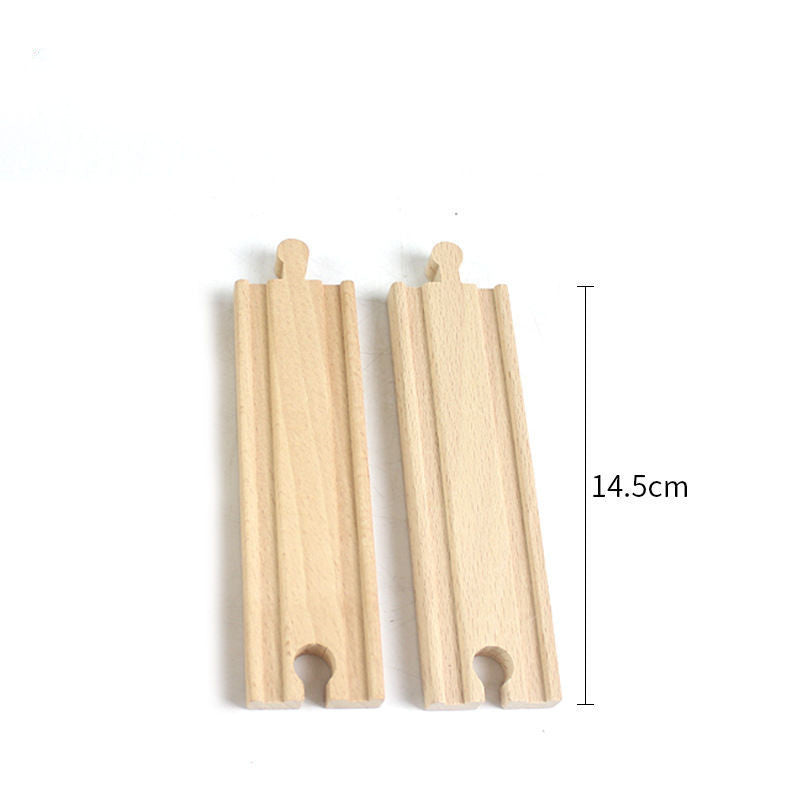 Small Train Building Blocks Assembling Children's Educational Toys Wood Accessories