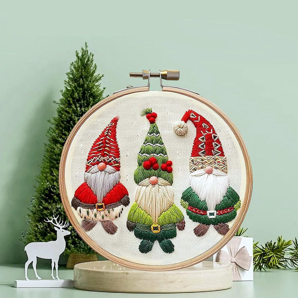 Stickset mit Weihnachtsmotiven