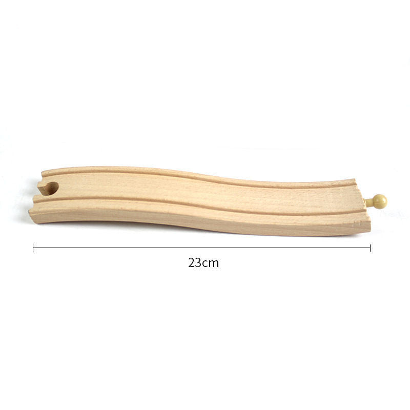 Small Train Building Blocks Assembling Children's Educational Toys Wood Accessories