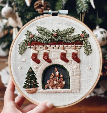 Stickset mit Weihnachtsmotiven