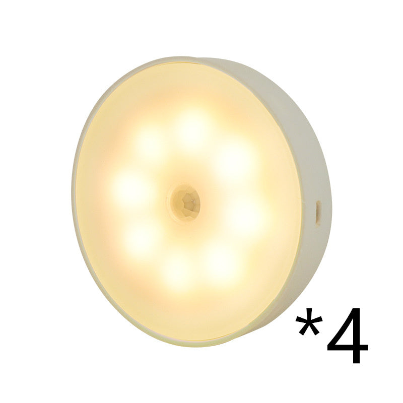 Runde kabellose LED-Nachtlampe (USB)