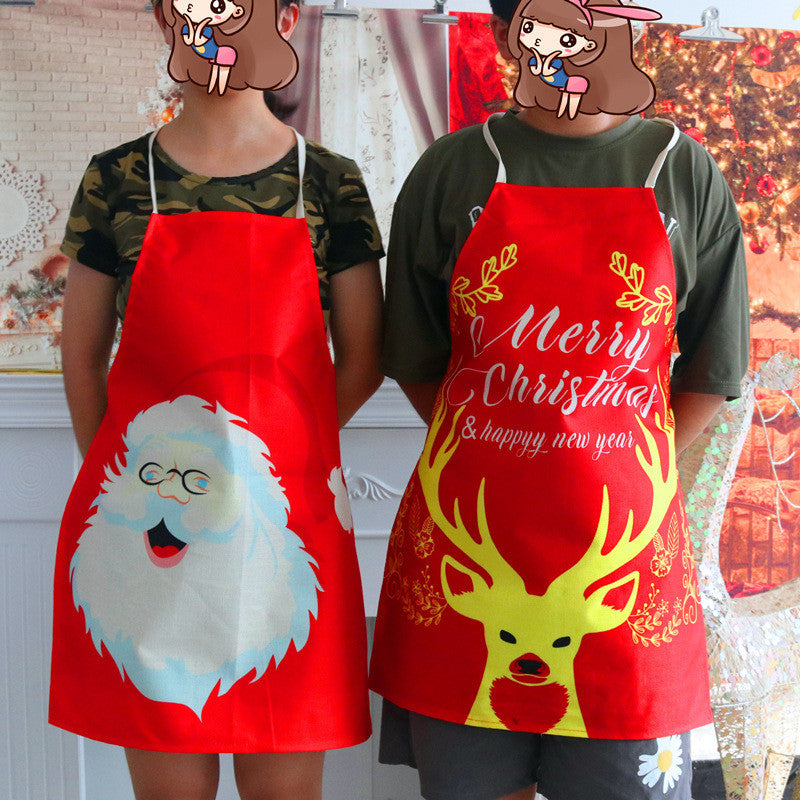 Küchenschürze mit Weihnachtsmotief