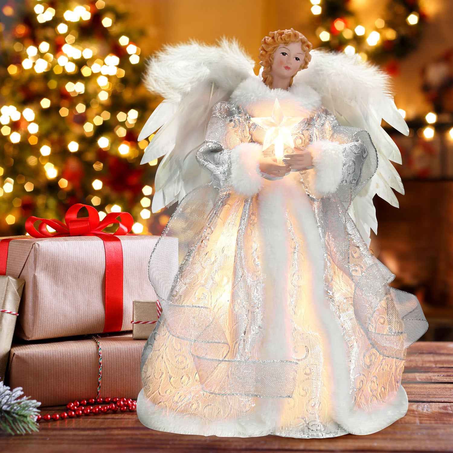 Weihnachtengel mit Licht