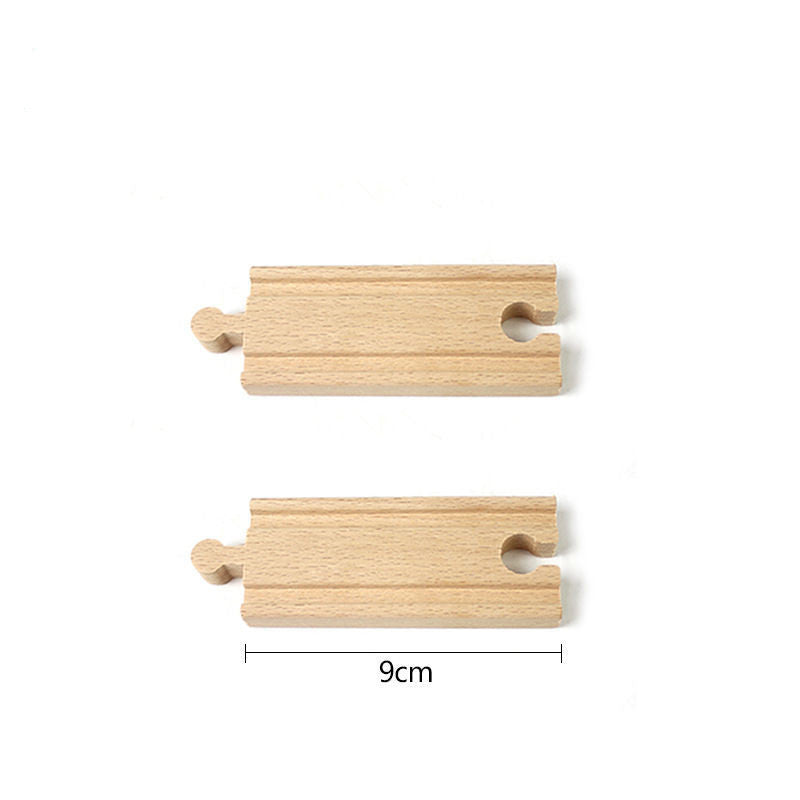 Small Train Building Blocks Assembling Children's Educational Toys Wood Accessories