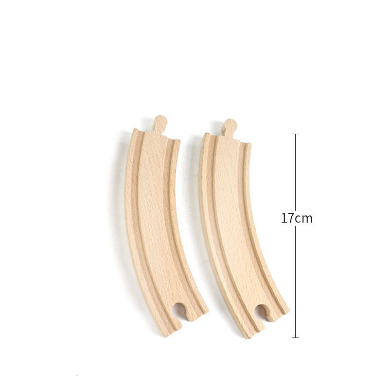Small Train Building Blocks Assembling Children's Educational Toys Wood Accessories