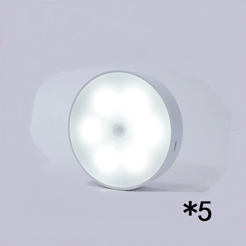 Runde kabellose LED-Nachtlampe (USB)
