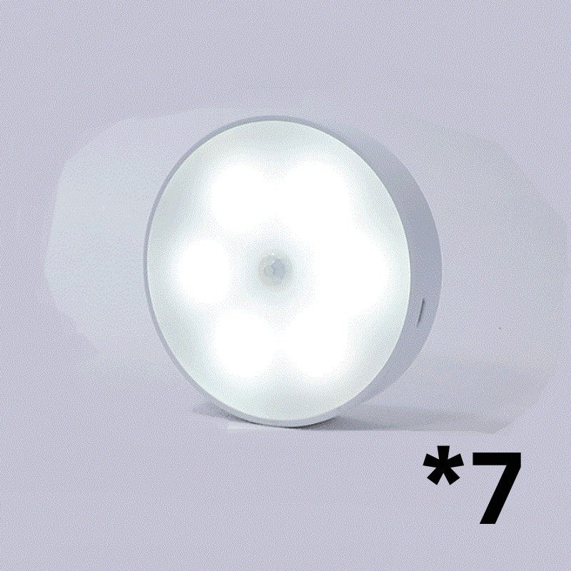 Runde kabellose LED-Nachtlampe (USB)